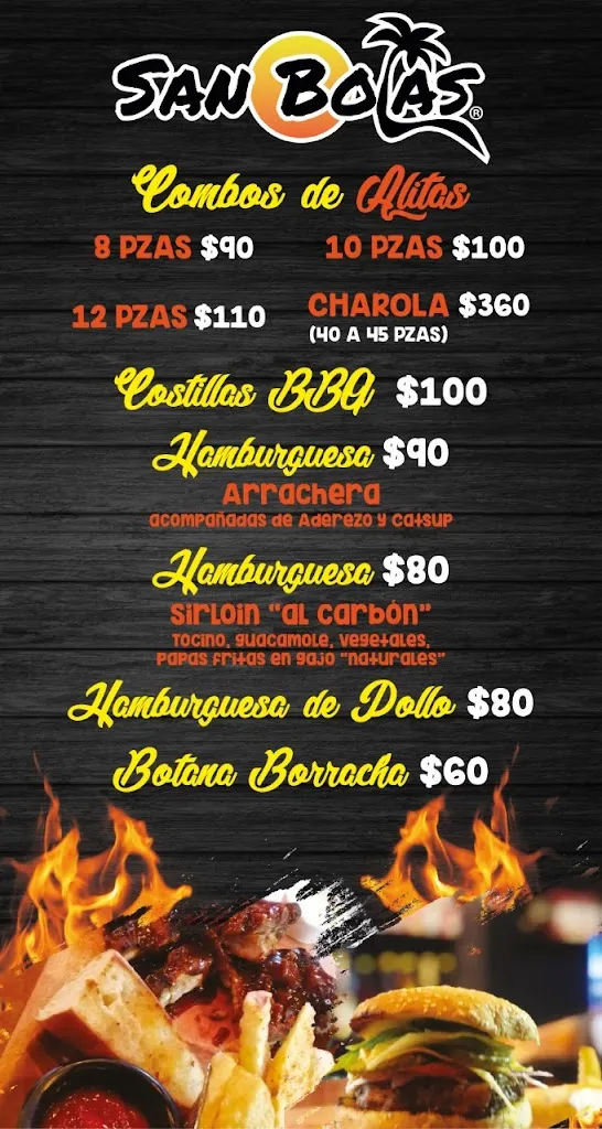 Menu_San Bolas Alitas_San Blas-Canillejas_image_2