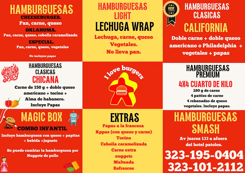 Menu_I LOVE BURGERS_San Blas-Canillejas_image_2