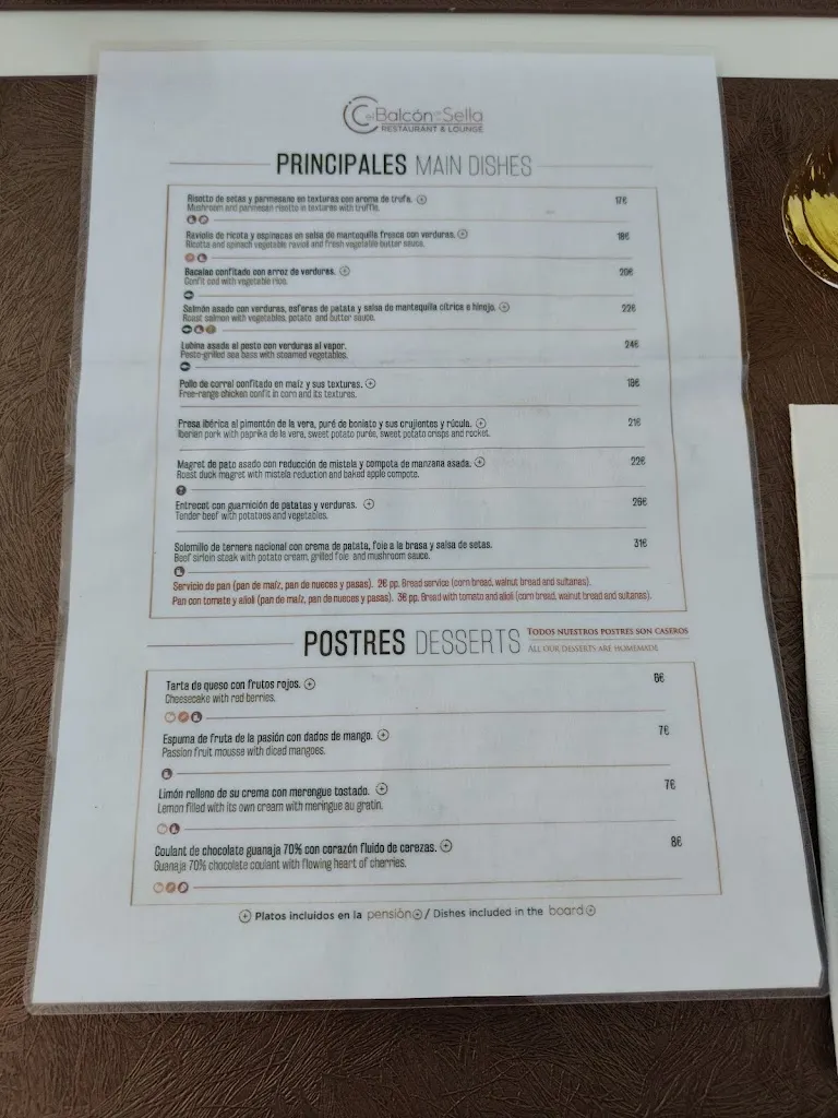 Menü_Restaurante El Balcón de La Sella_Pedreguer_Bild_1