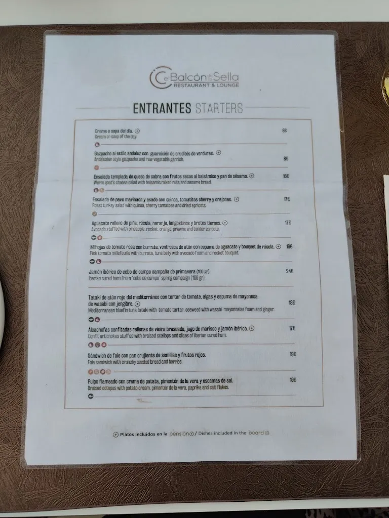 Menü_Restaurante El Balcón de La Sella_Pedreguer_Bild_2
