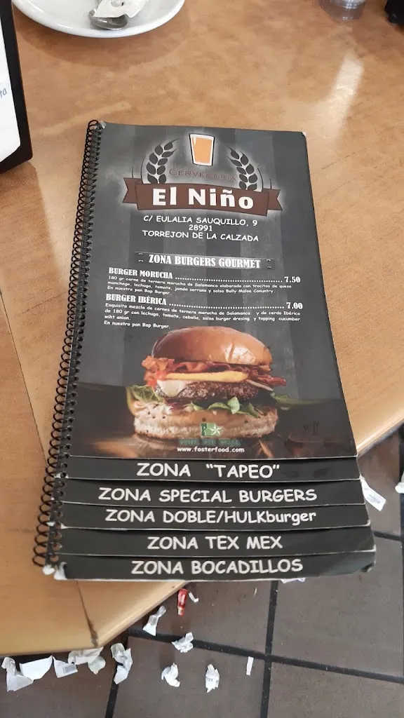 Menu_Bar El Niño_Torrejón de la Calzada_immagine_3