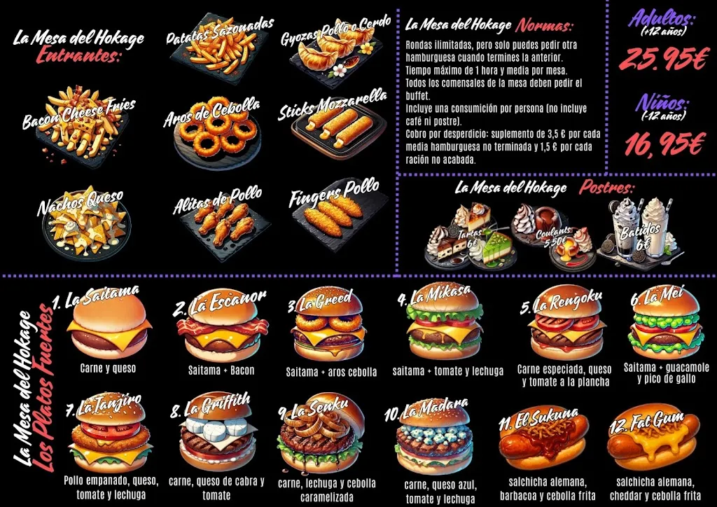 Menu_Hichiraku burger_Torrejón de la Calzada_immagine_4