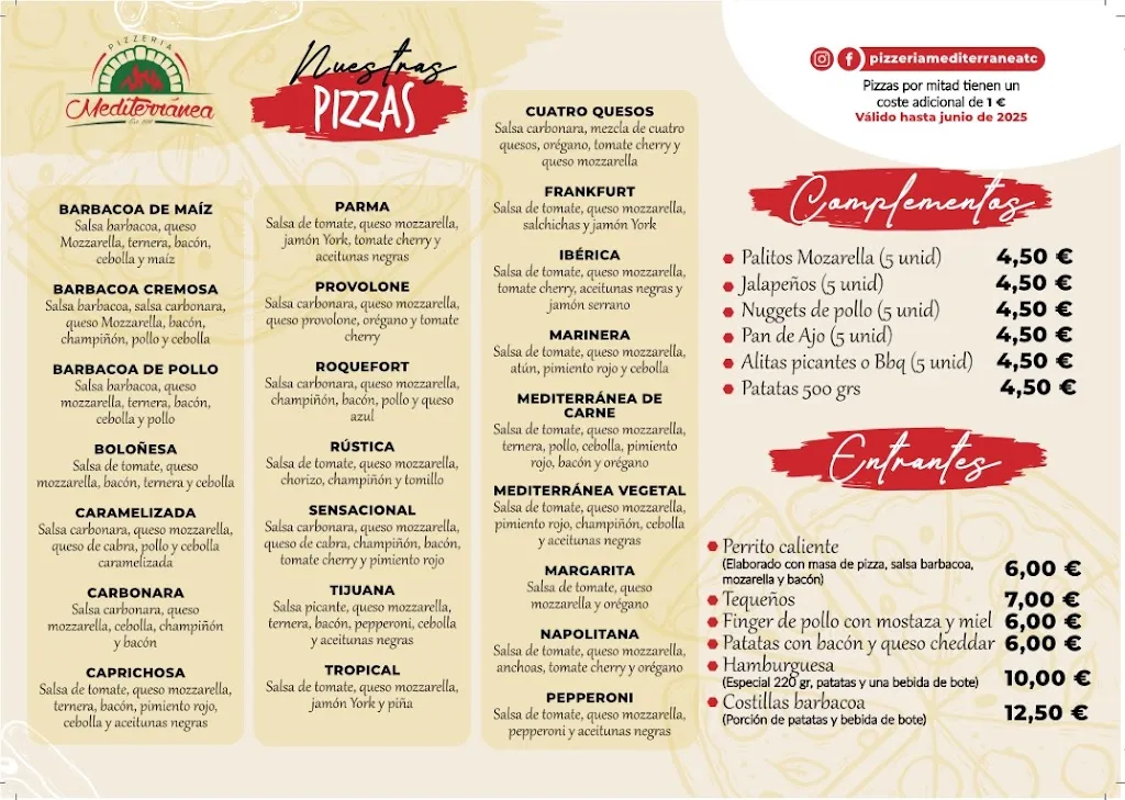 Menu_PIZZERIA MEDITERRANEA TORREJON C_Torrejón de la Calzada_image_1
