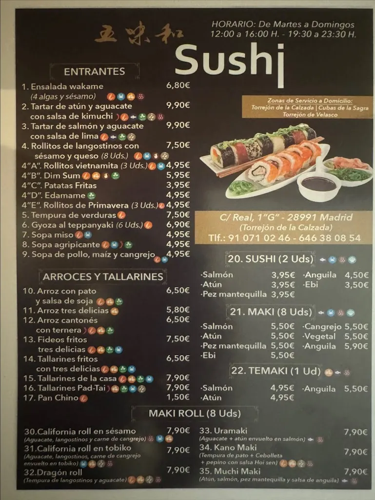 Menu_SUSHI_Torrejón de la Calzada_immagine_1
