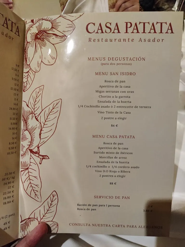 Menu_Mesón Restaurante Antigua Casa Patata_Torrelaguna_image_3