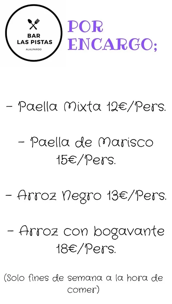 Menu_Bar Las Pistas_Valdeolmos-Alalpardo_image_3