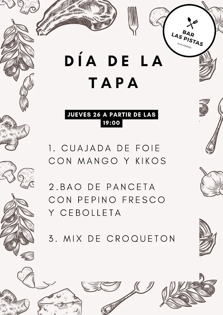 Menu_Bar Las Pistas_Valdeolmos-Alalpardo_image_4