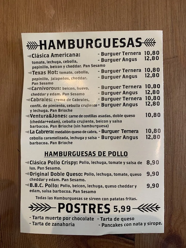 Menu_Ventura & Jones_Venturada_image_1
