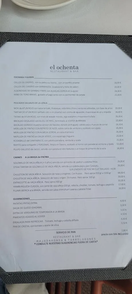 Menu_El Ochenta_Torrelodones_image_1