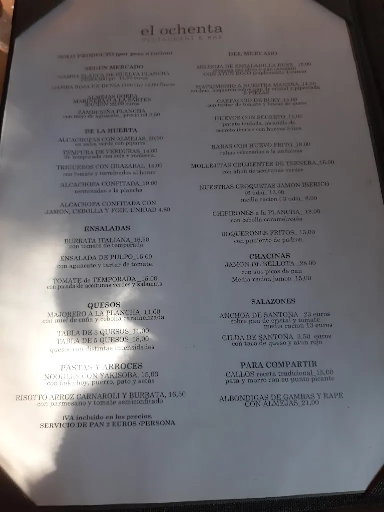 Menu_El Ochenta_Torrelodones_image_3