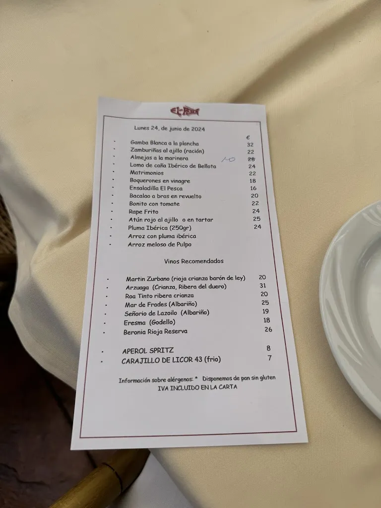 Menu_El Pesca_Torrelodones_image_1