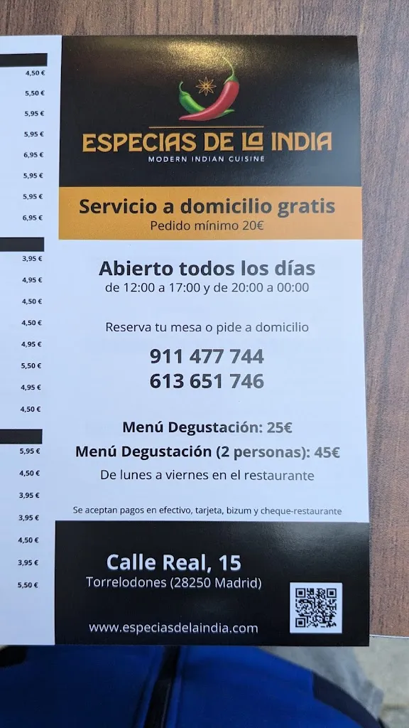Menu_Especias de la india_Torrelodones_image_3