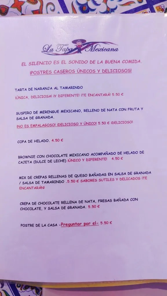 Menu_La Tapa Mexicana_Torrelodones_image_2