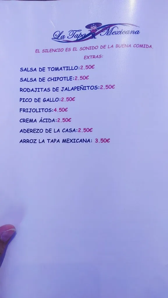 Menu_La Tapa Mexicana_Torrelodones_image_4