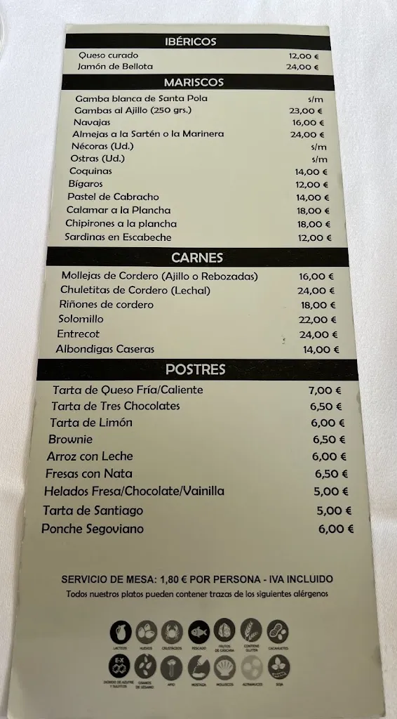 Menu_La Tavherna_Torrelodones_image_2