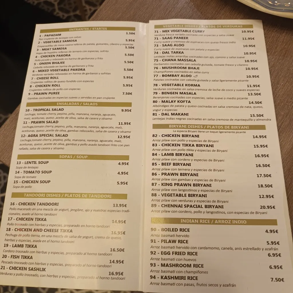 Menu_Agra Mahal | Restaurante indio_Torrelodones_image_1