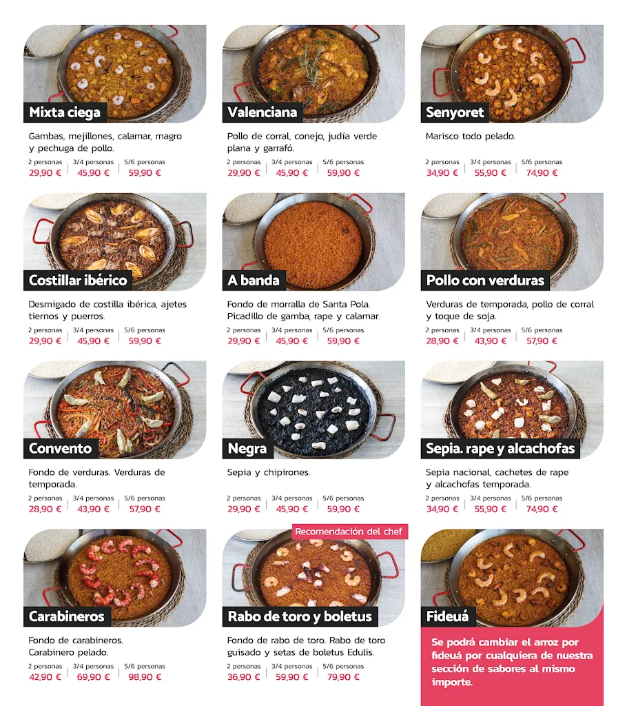 Menu_La Fábrica del Arroz a Domicilio Torrelodones_Torrelodones_image_2