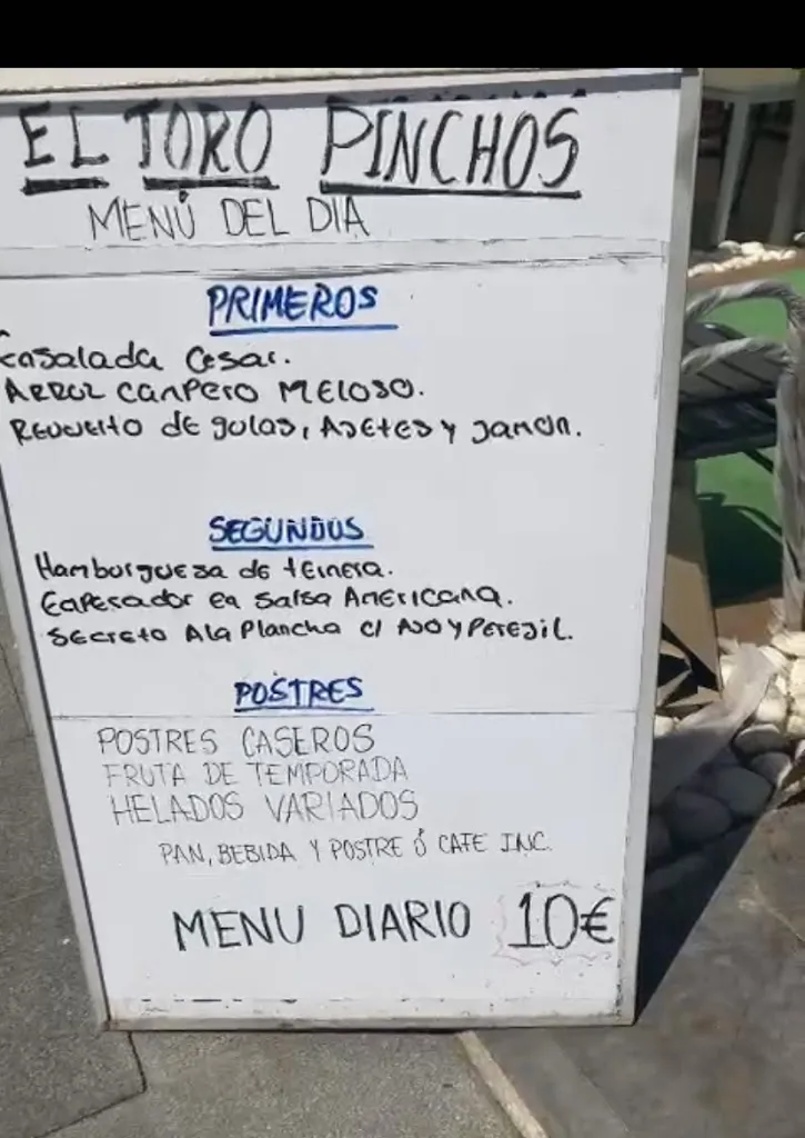 Menu_El Toro_Torrelodones_image_2