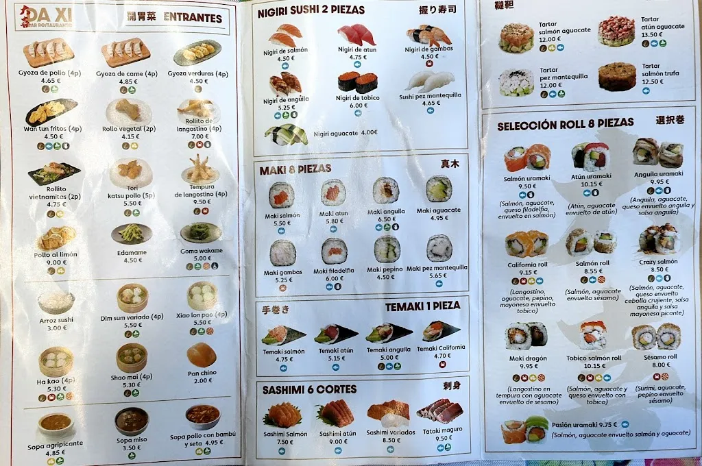 Menu_Da Xi Bar Restaurante_Villalbilla_image_3