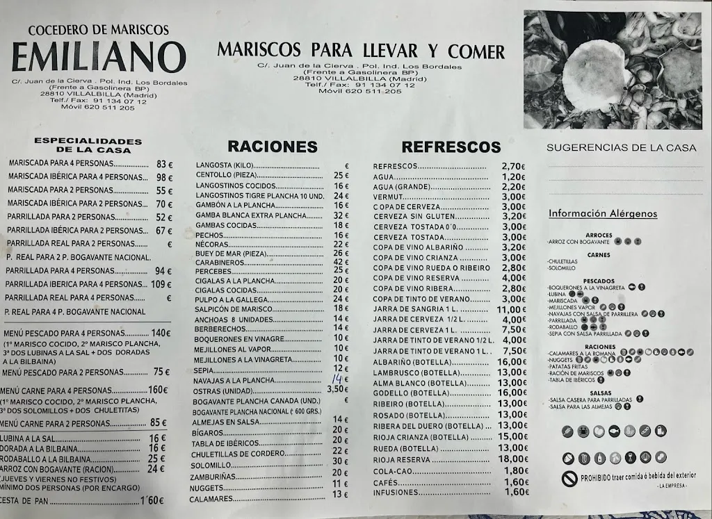 Menu_Restaurante Cocedero de Marisco Emiliano_Villalbilla_image_1