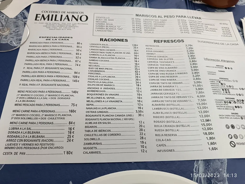 Menu_Restaurante Cocedero de Marisco Emiliano_Villalbilla_image_4