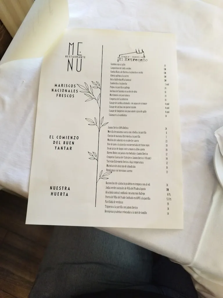 Menu_Mesón Restaurante El Molino_Villa del Prado_image_1