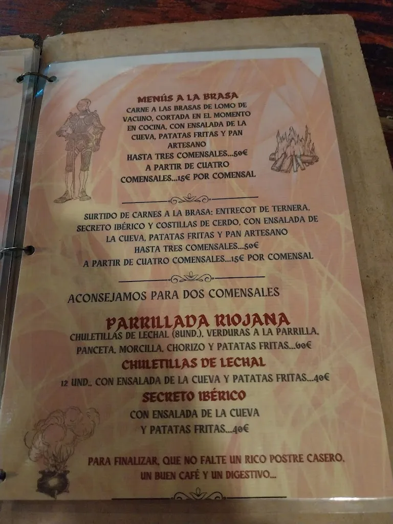 Menu_La Cueva de Villamantilla_Villamantilla_image_1