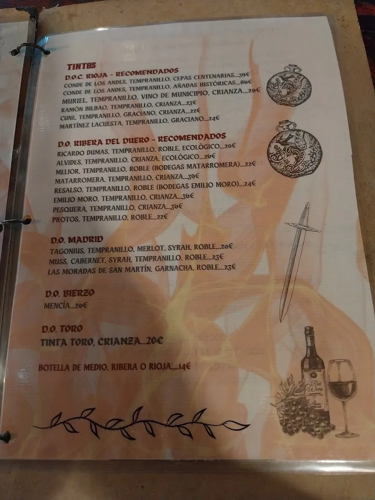 Menu_La Cueva de Villamantilla_Villamantilla_image_2