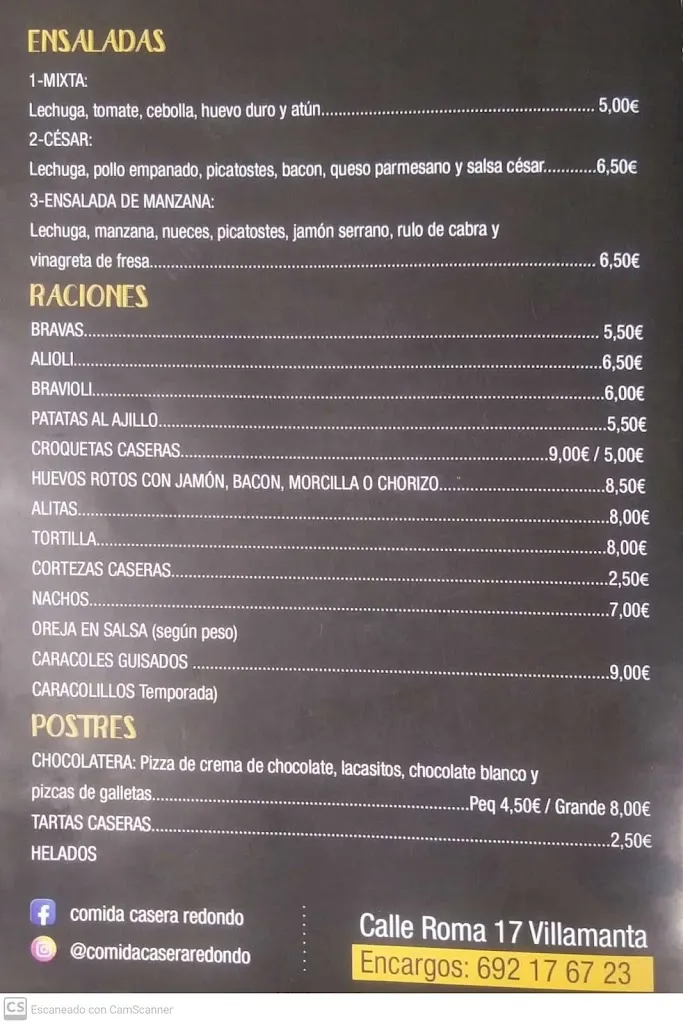 Aaron Arribas Rodriguez_Comidas caseras Redondo_Villamanta_review