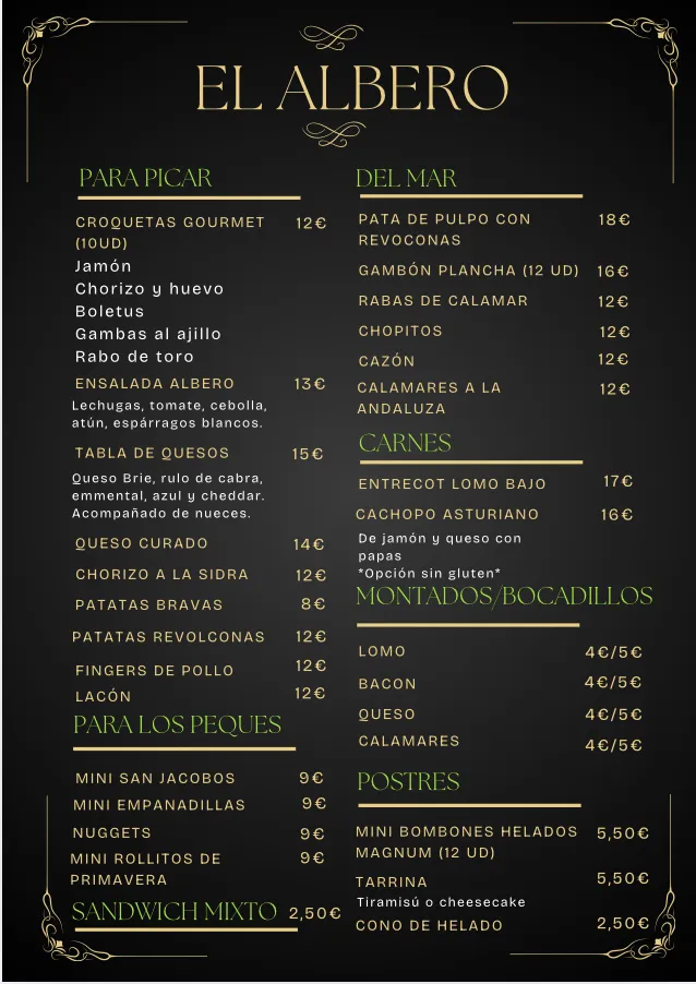 Menu_Albero bar de copas_Villamanta_image_1