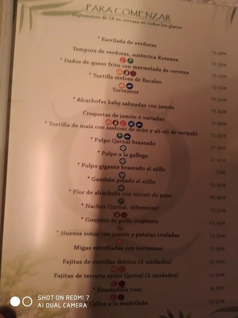 Menu_Restaurante Qarnal · Carnes · Paellas · Take away · En Villaviciosa de Odón_Villaviciosa de Odón_image_2