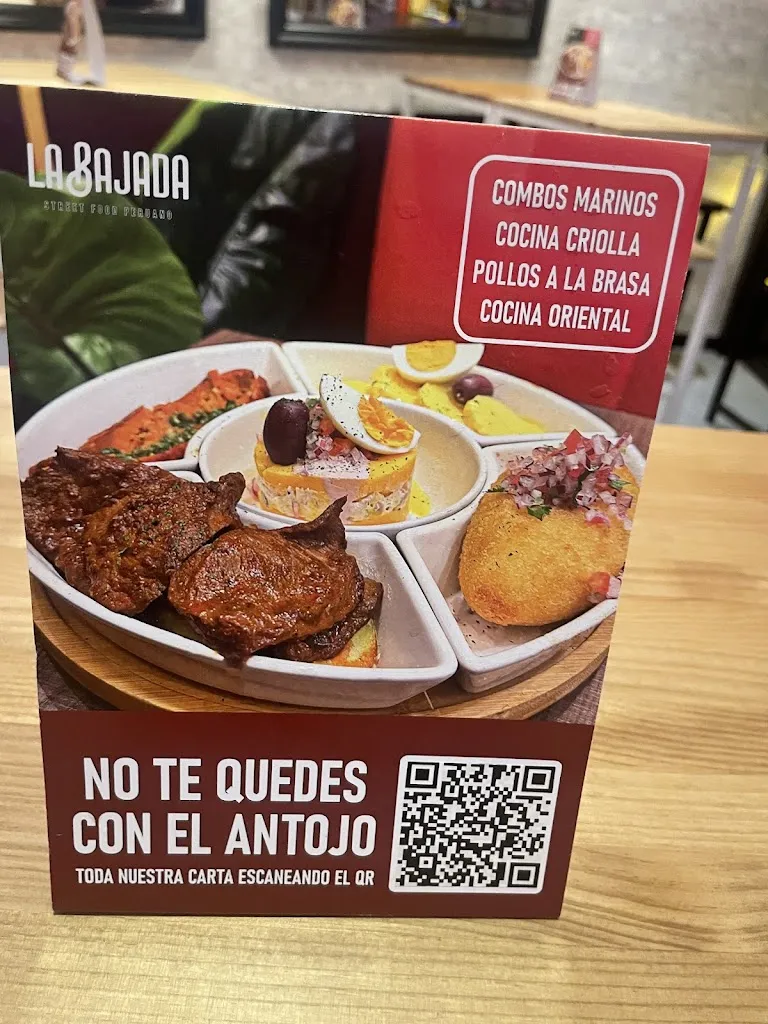 Menu_La Bajada Street Food - Villaverde - Restaurante Peruano_Villaverde_image_1