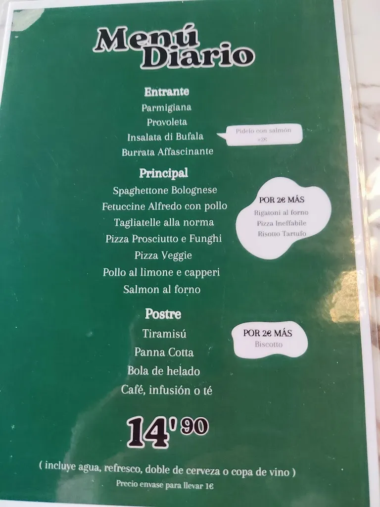 Menu_Ineffabile Ristorante | Restaurante italiano en Villaverde_Villaverde_image_2