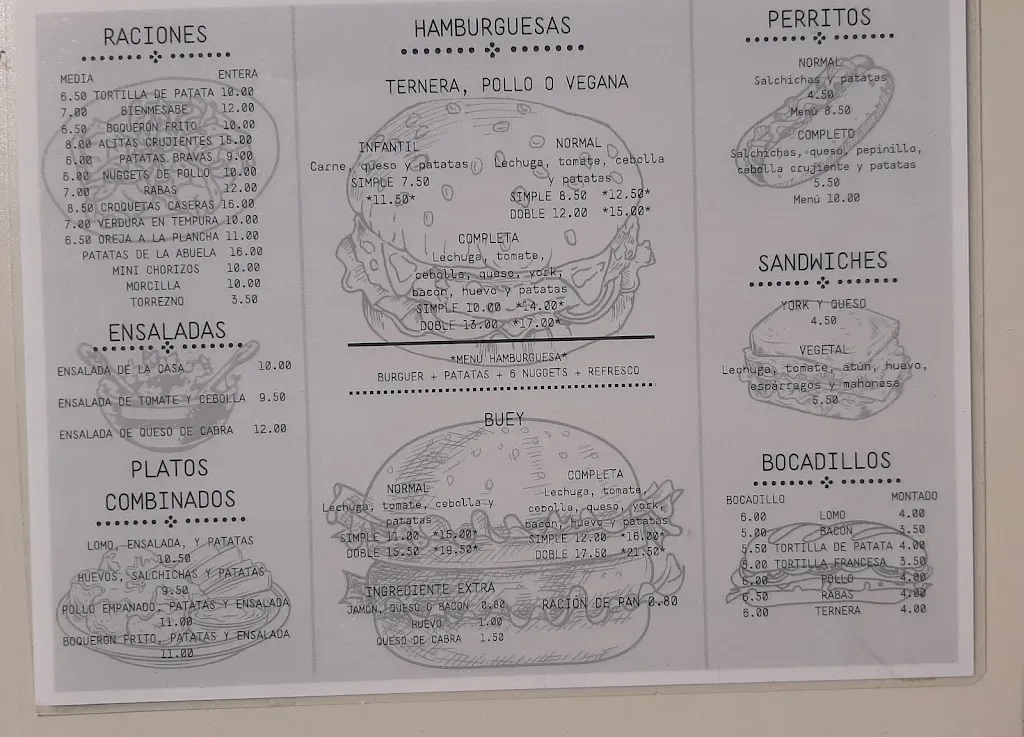 Menu_Bar Terraza Mirador_Zarzalejo_image_1