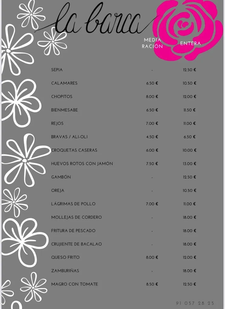 Menu_La Barca_Velilla de San Antonio_image_1