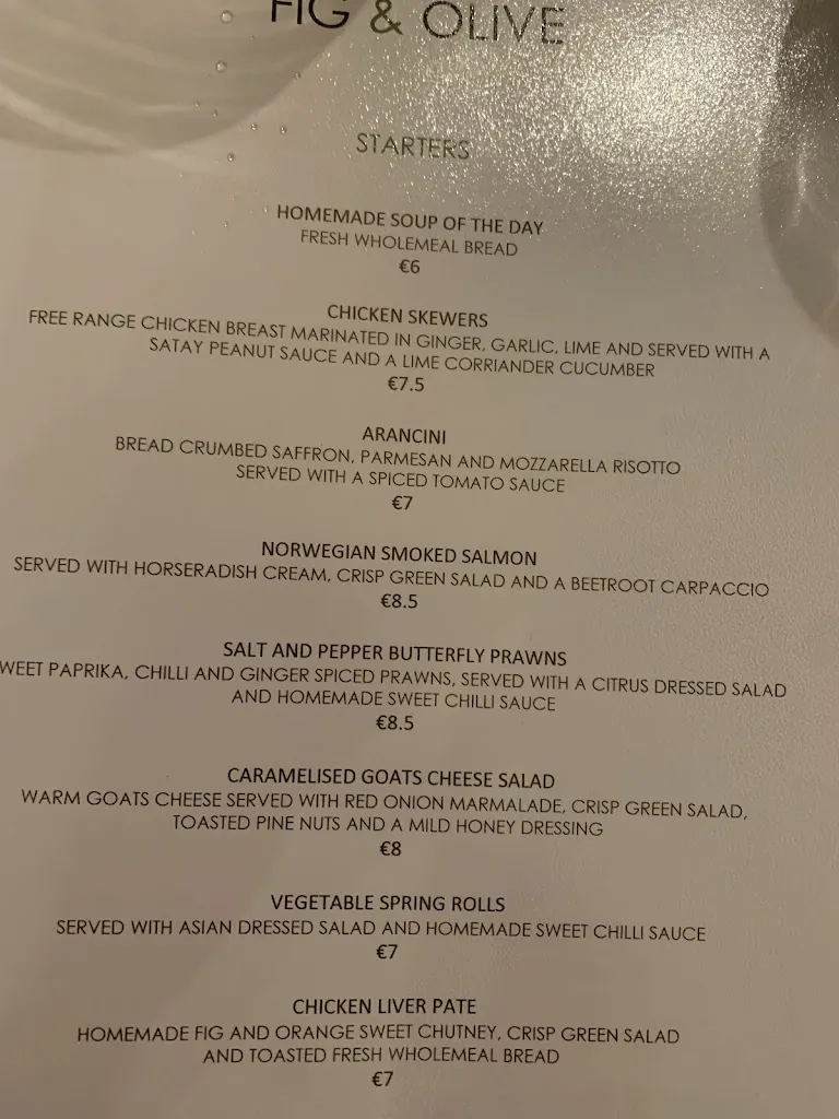 Menu_Fig and Olive Restaurant_Orihuela_immagine_1