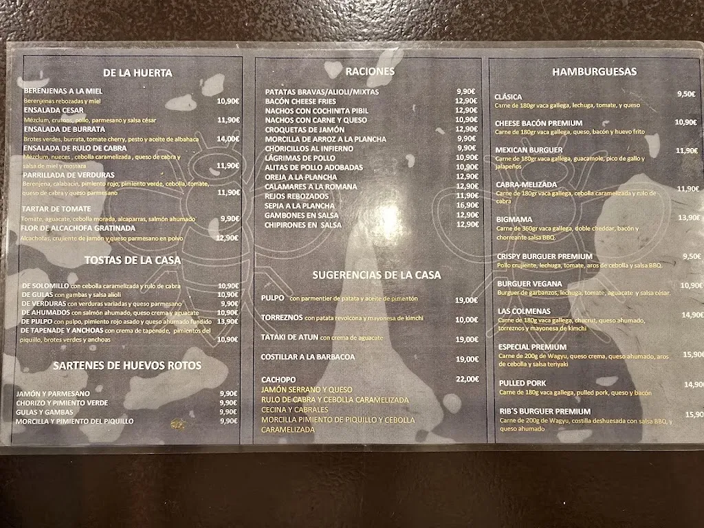 Menu_LAS COLMENAS_Velilla de San Antonio_image_1