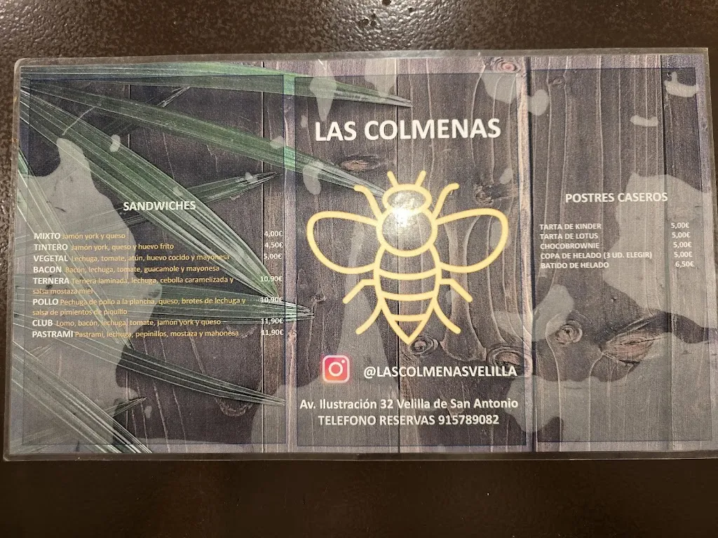 Menu_LAS COLMENAS_Velilla de San Antonio_image_2