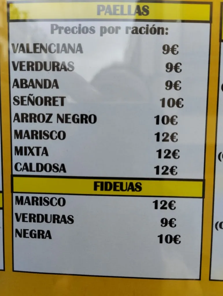 Menu_La Valenciana Arroces/La Granja de Cano_Velilla de San Antonio_immagine_2