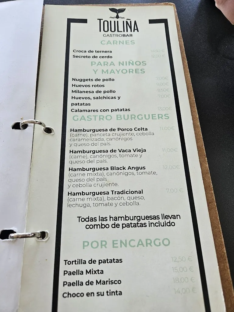 Menu_Bar O Paseo do Touliña_Boiro_image_1