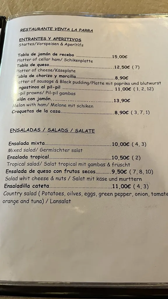 Menu_Venta La Parra_Alcaucín_image_4
