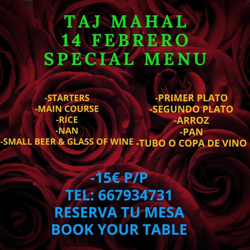 Menu_Restaurante Taj Mahal_Alcaucín_image_4