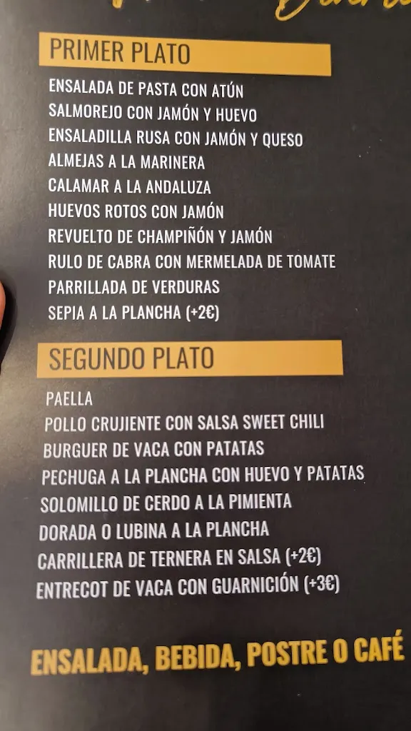 Menu_La Esquina Bar_Orihuela_image_1