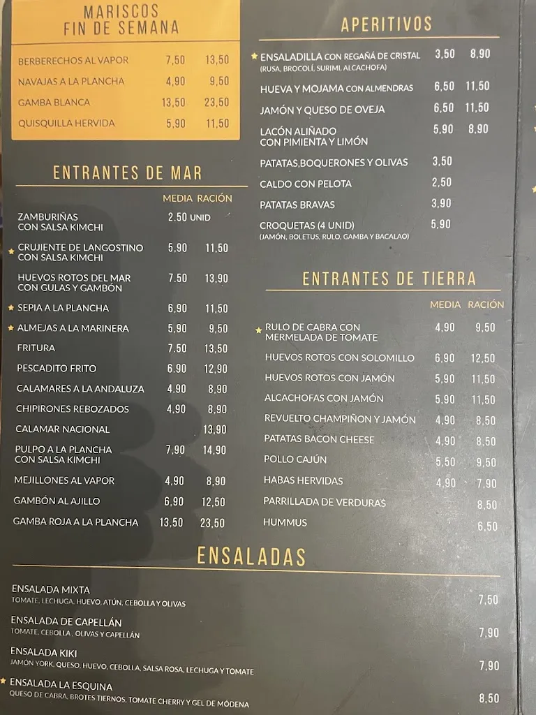 Menu_La Esquina Bar_Orihuela_image_2
