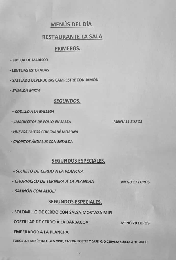 Menu_Restaurante La Sala - menú más barato en Valdemoro_Valdemoro_image_3