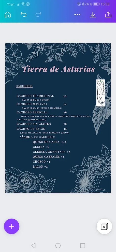 Menu_Sidrería Tierra de Asturias_Valdemoro_image_4