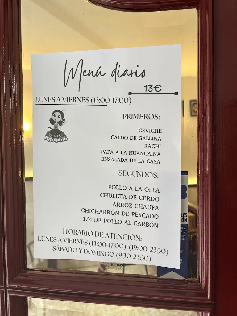 Menu_La cocina de Agripina Valdemoro_Valdemoro_image_1