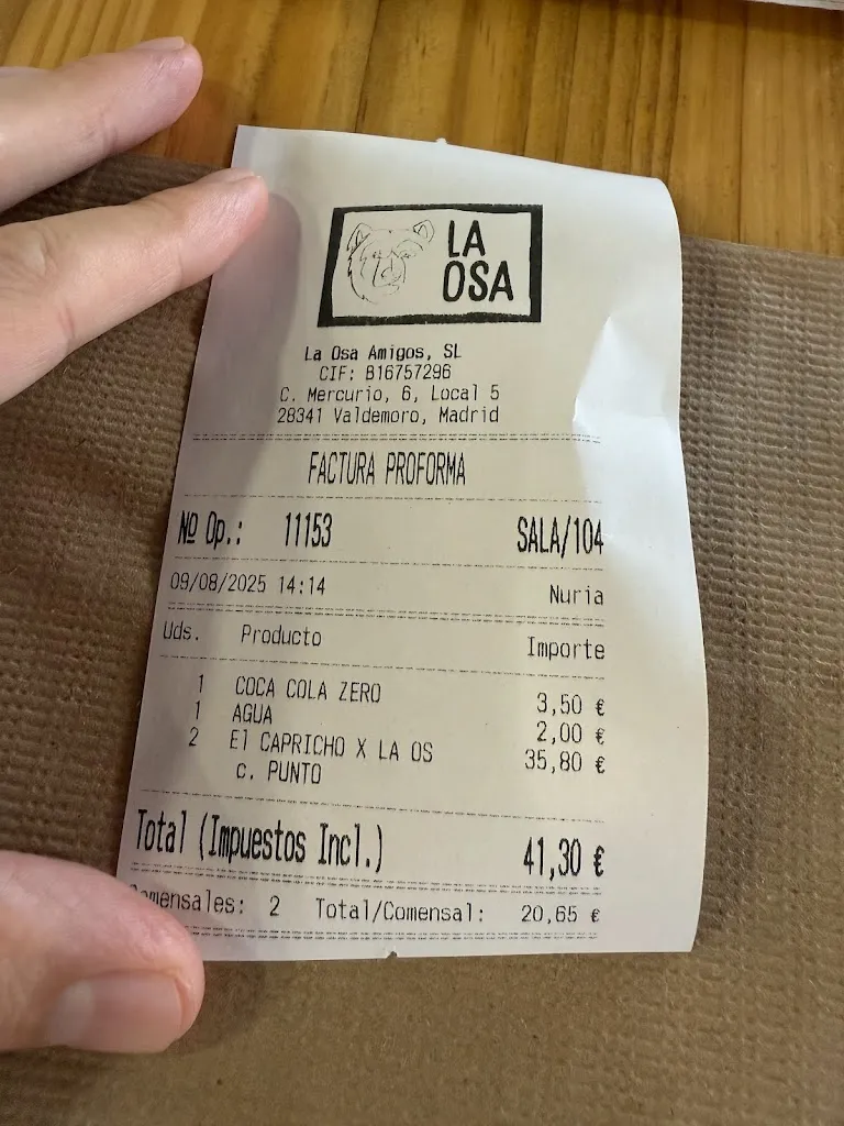 KaTaNa Adventure_La Osa Handmade Burgers_Valdemoro_review