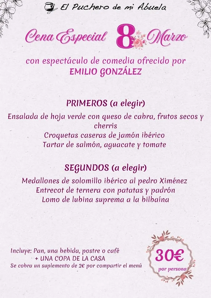 Menu_El Puchero de Mi Abuela Valdemoro_Valdemoro_image_1