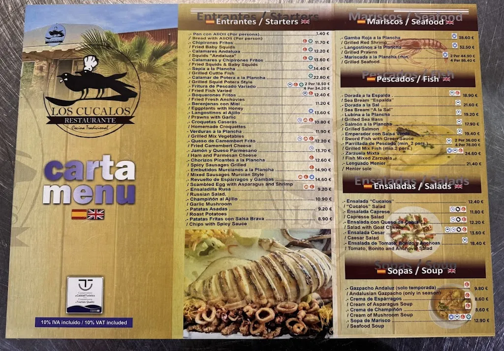 Menü_Restaurante Los Cucalos_Orihuela_Bild_1
